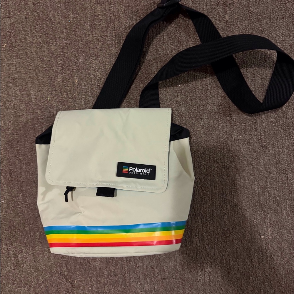 Polaroid camera Case Bag with Rainbow Stripe